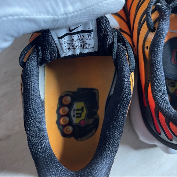 SOLDSOLDSOLD NIKE AIR MAX PLUS SUNSET TIGER SHOES - Picture 9 of 9
